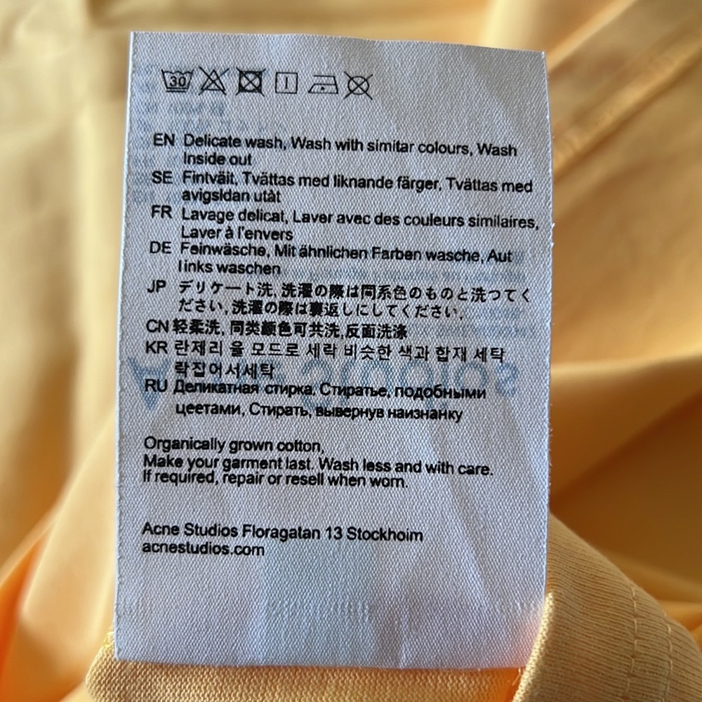 ACNE STUDIOS T-shirt too short-sleeve - Picture 6 of 9